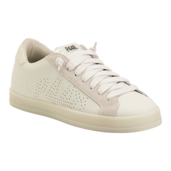 P448 Shoes - P448 Made In Italy Leather John Sneakers size various color white